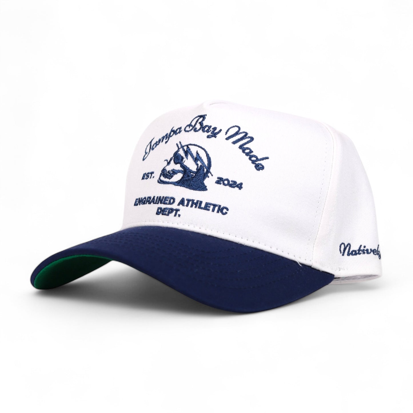 Tampa Bay Made Classic Snapback (White/Navy)