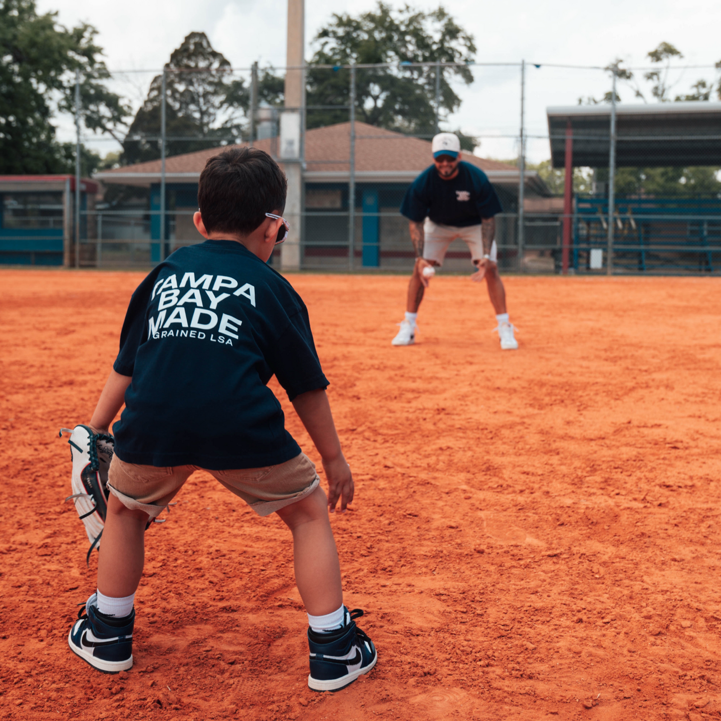Youth Tampa Bay Made Staple Tee (Navy/White)