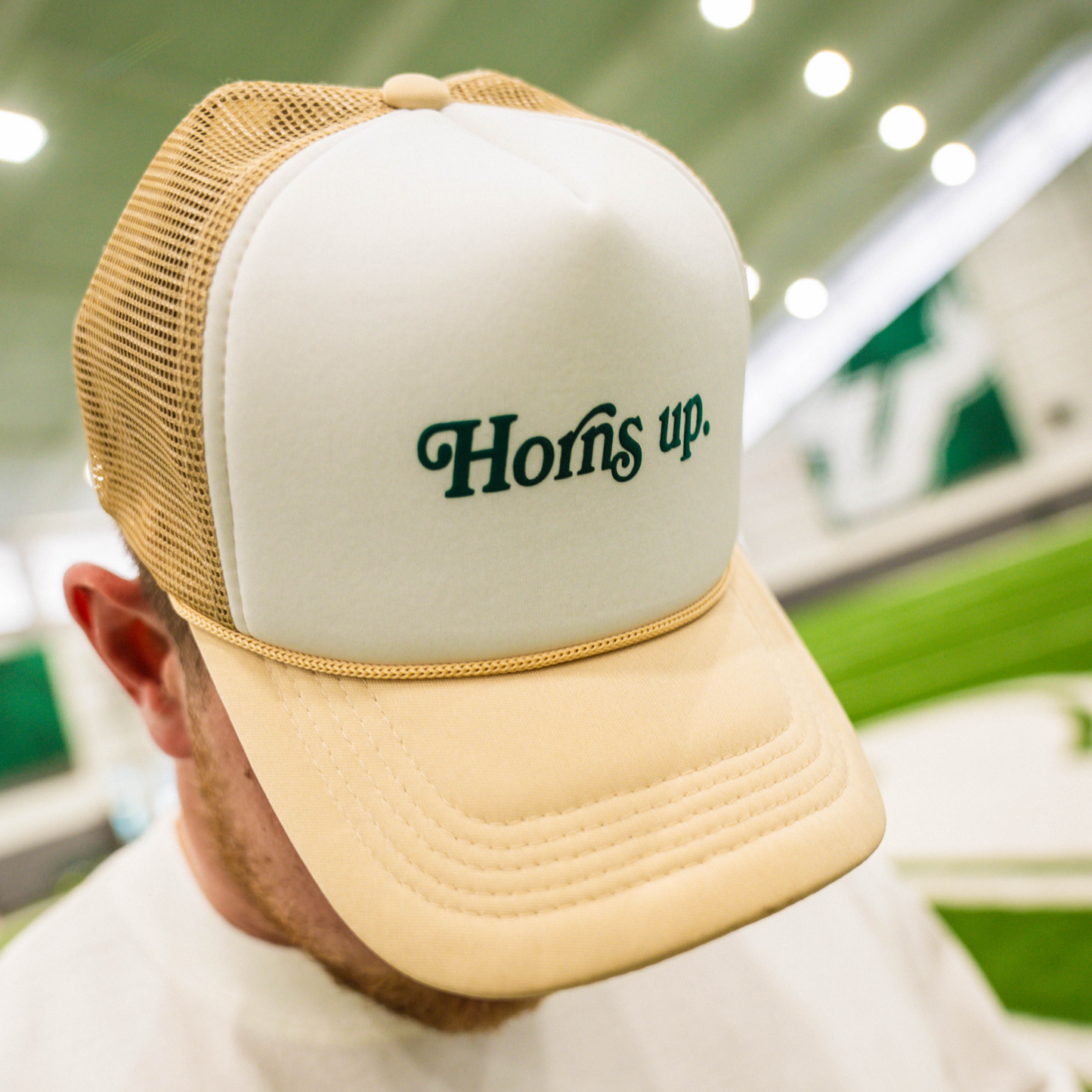 “Horns up.” Foam Trucker