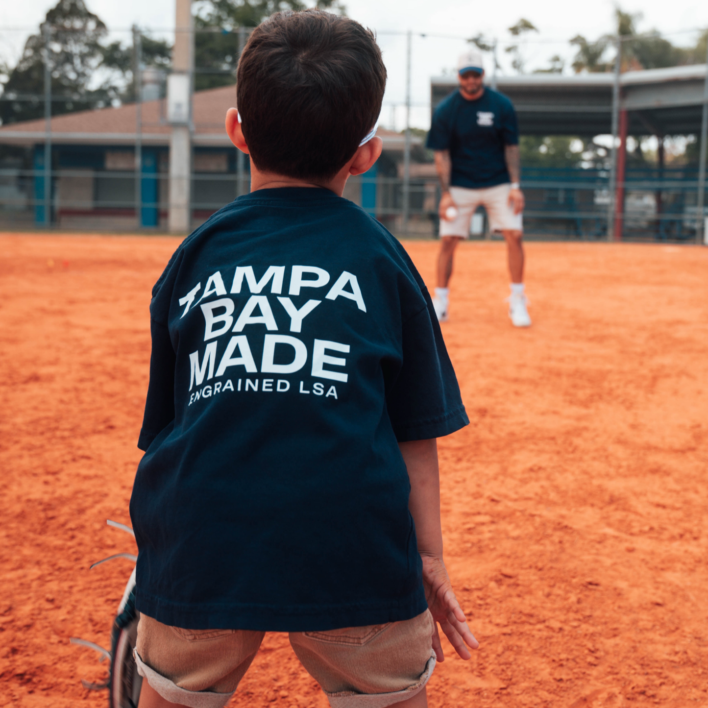 Youth Tampa Bay Made Staple Tee (Navy/White)