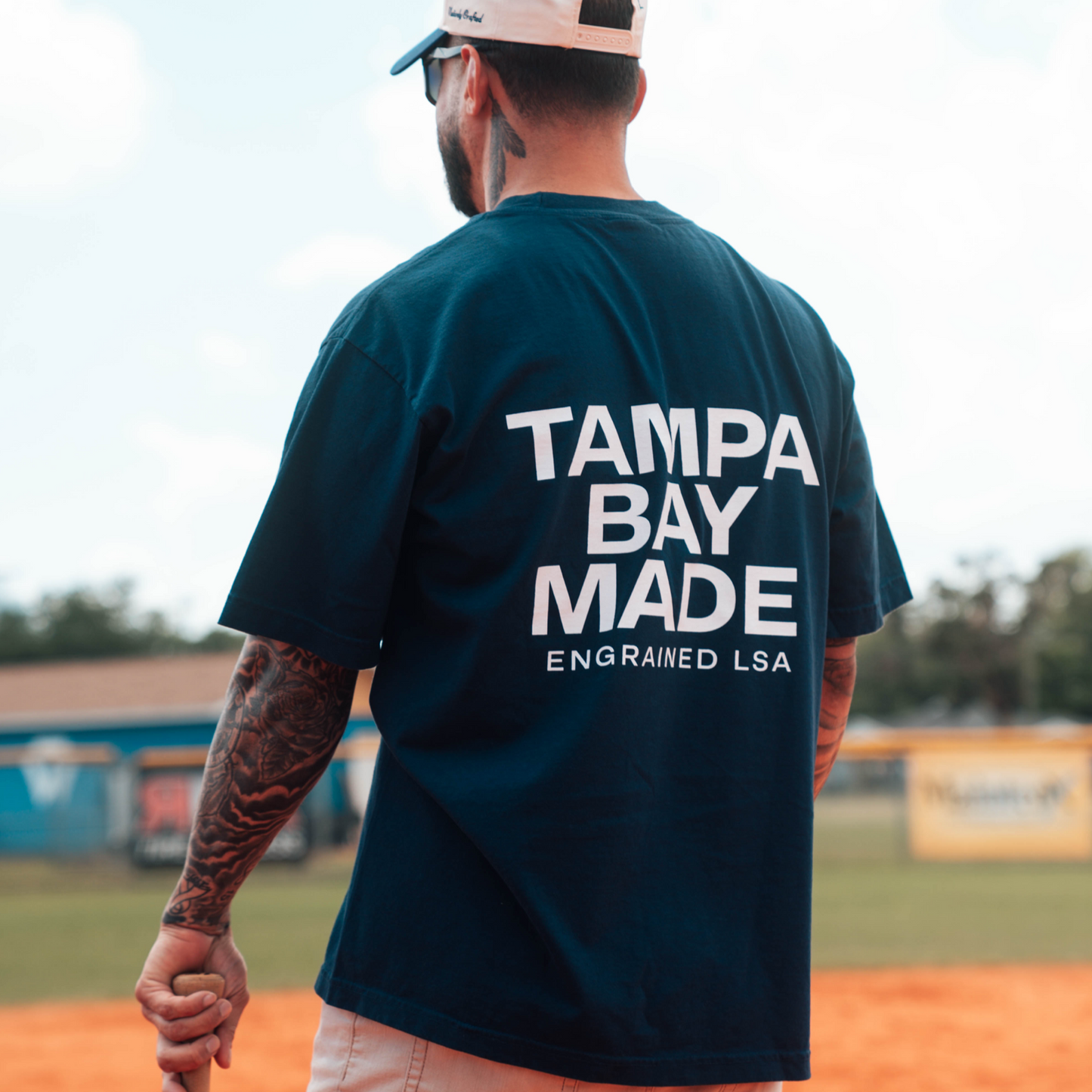 Tampa Bay Made Staple Tee (Navy/White)
