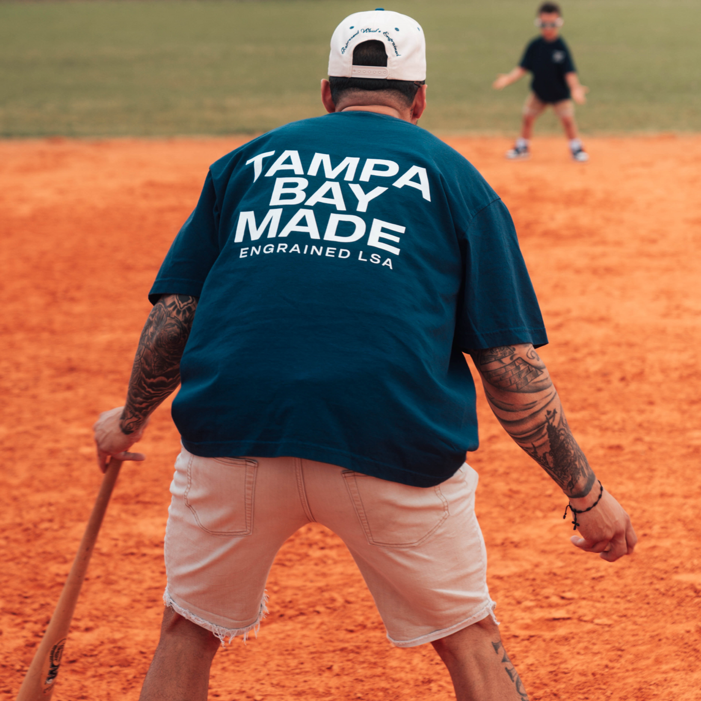 Tampa Bay Made Staple Tee (Navy/White)