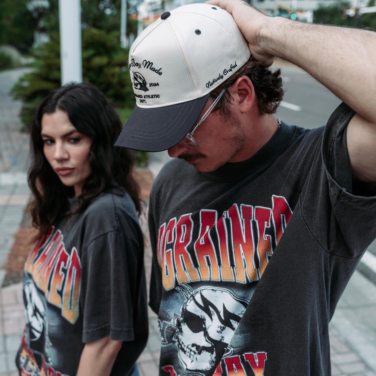 Limited Edition Football Division Graphic Tee (Grey)