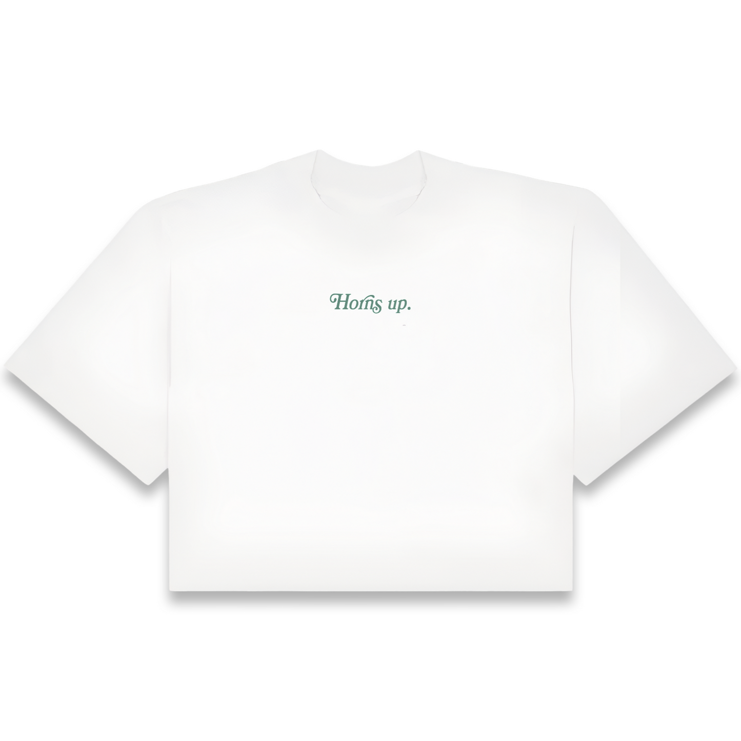 “Horns up.” Cropped Tee