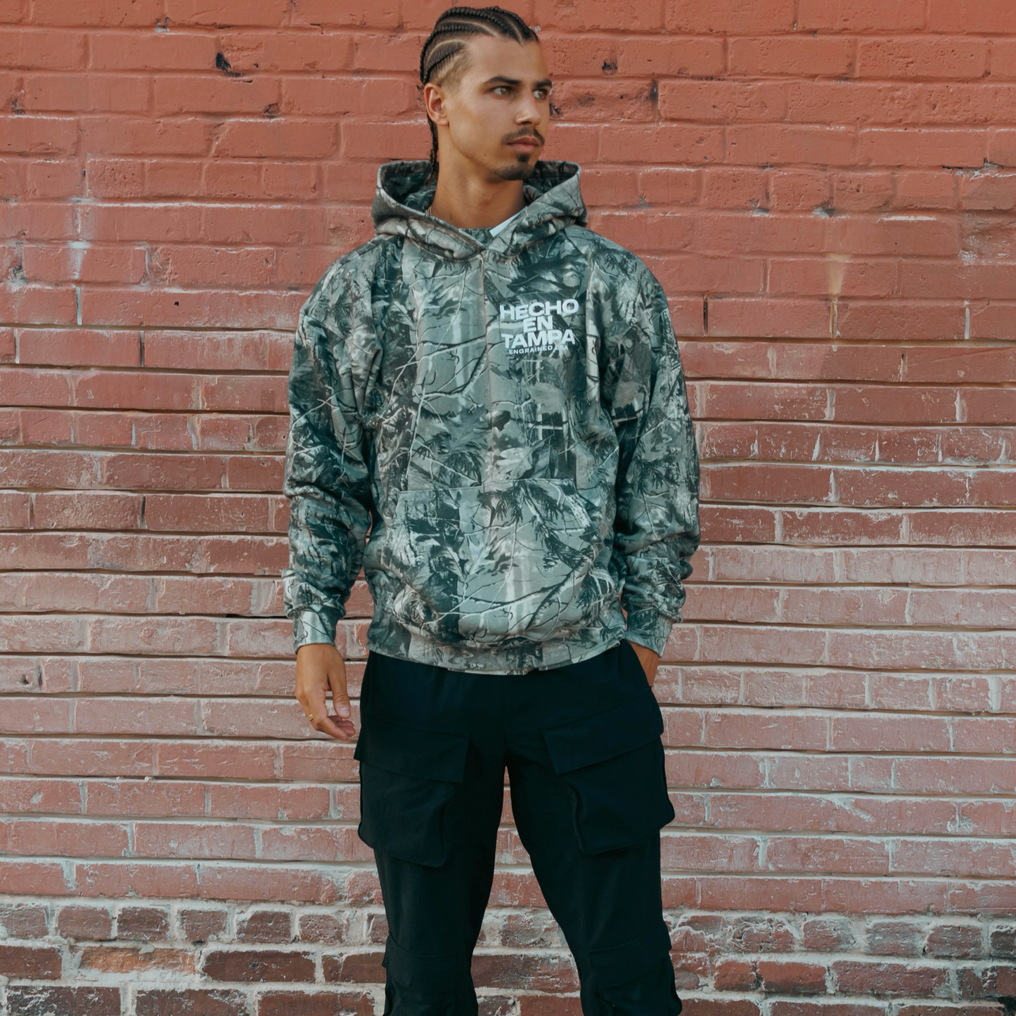Hecho En Tampa Staple Hoodie (Muted Tree Camo)