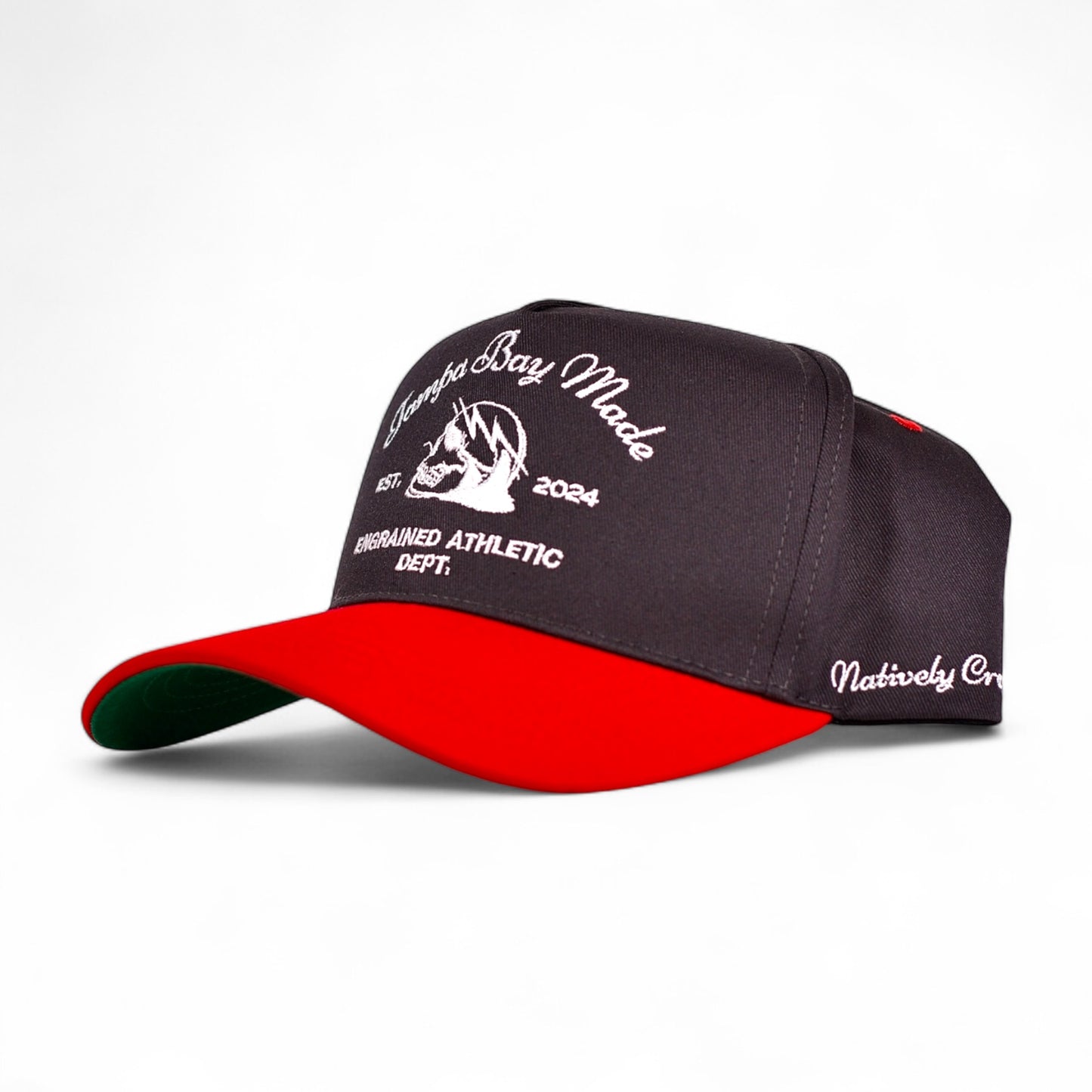 Tampa Bay Made Classic Snapback (Vintage Black/Red/White)