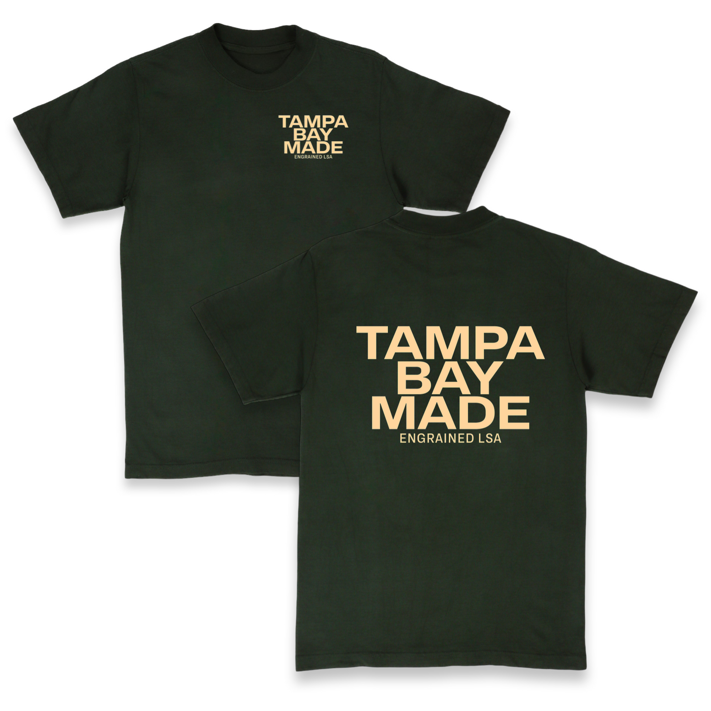 TBM Staple Tee (Forest/Cream)