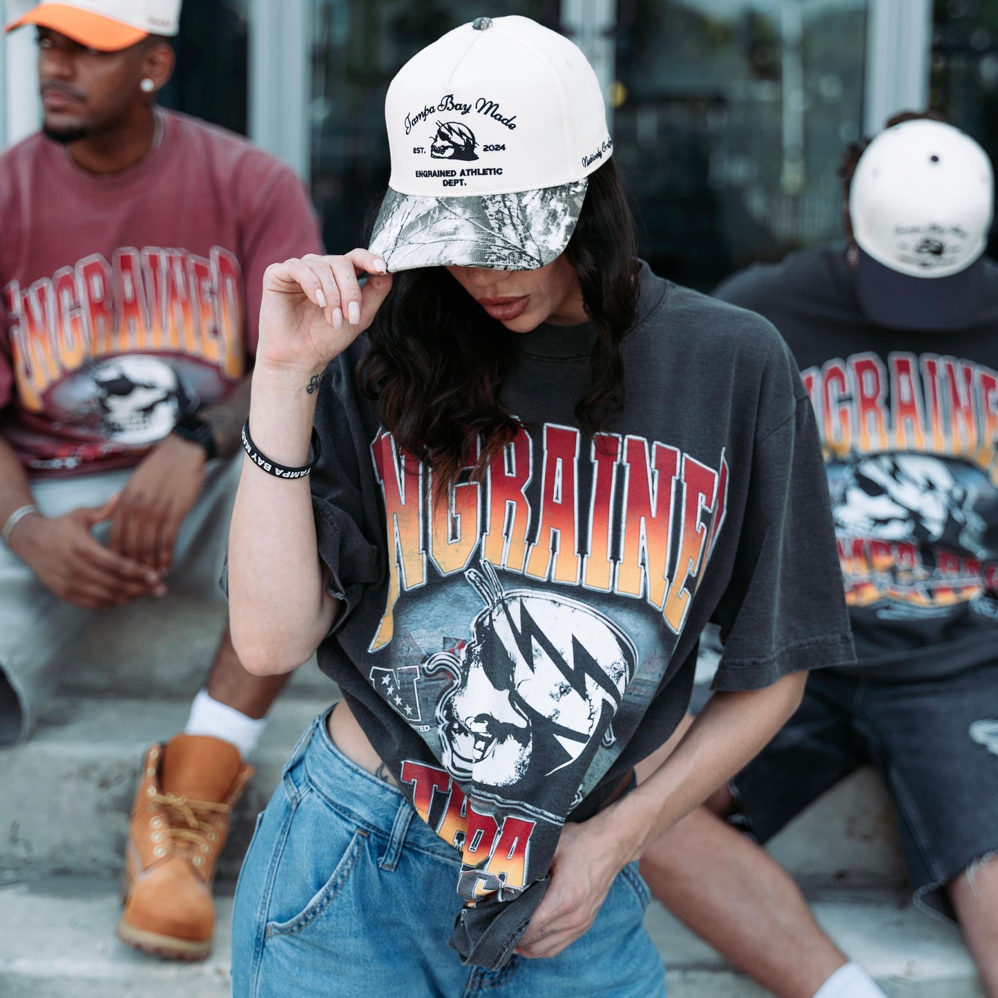 Limited Edition Football Division Graphic Tee (Grey)