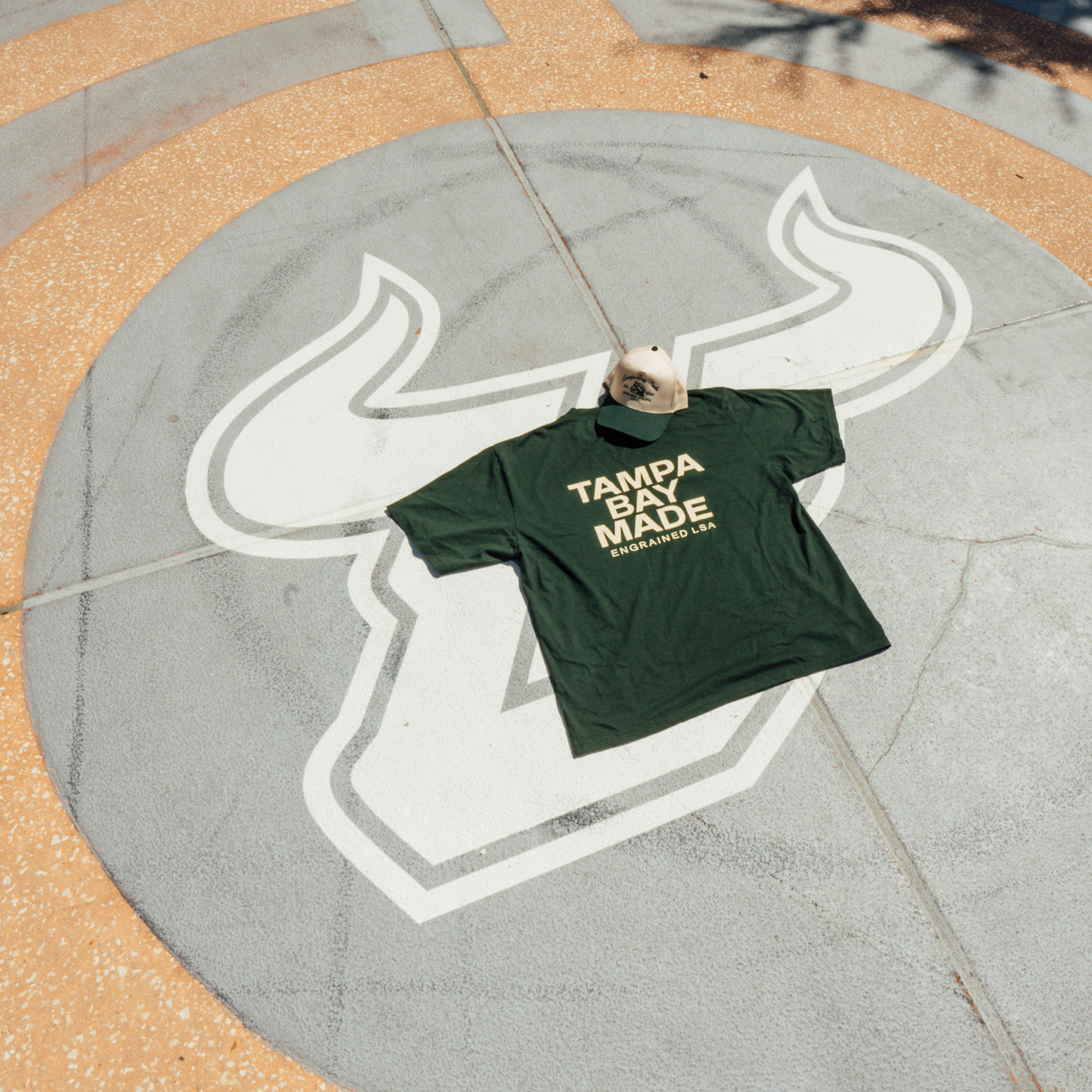 TBM Staple Tee (Forest/Cream)