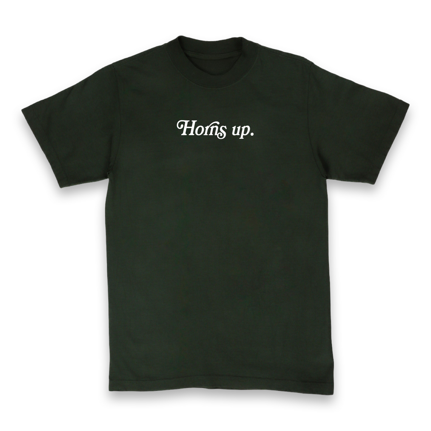 “Horns up.” Tee (Forest)