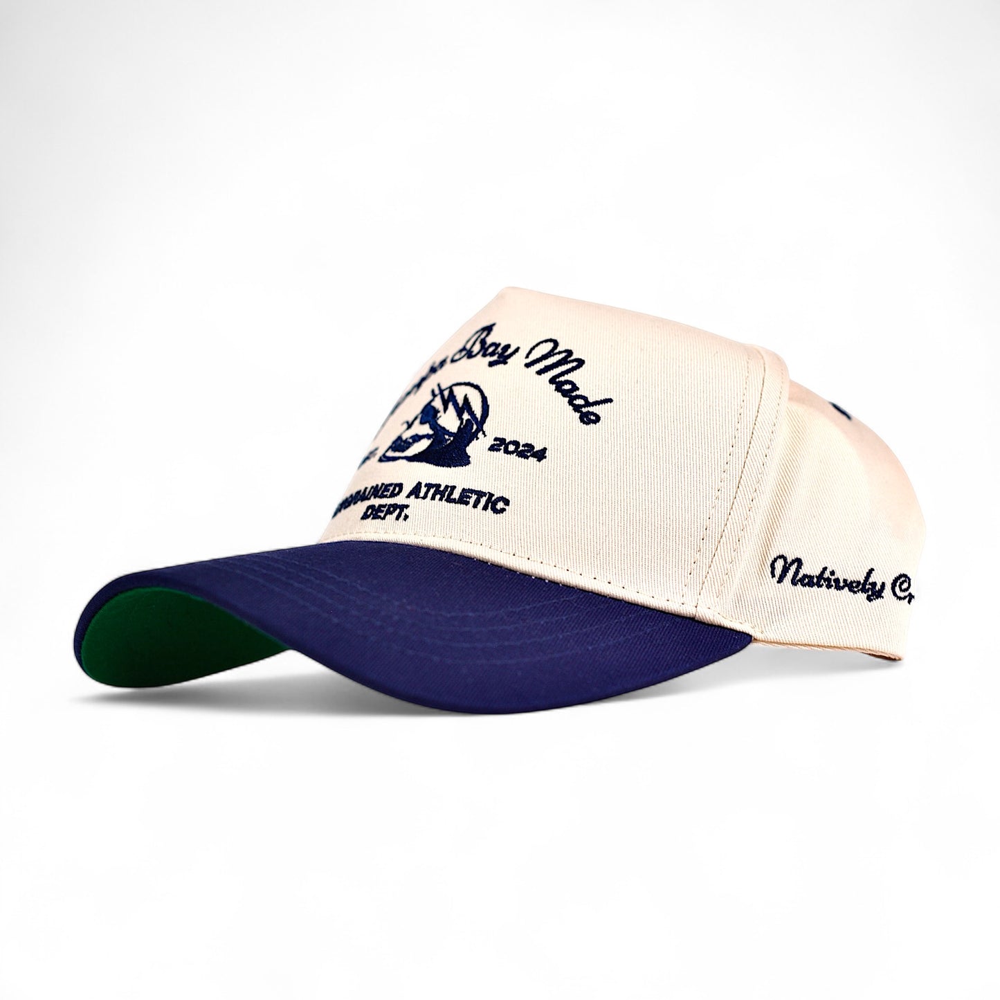 Tampa Bay Made Classic Snapback (Cream/Navy)