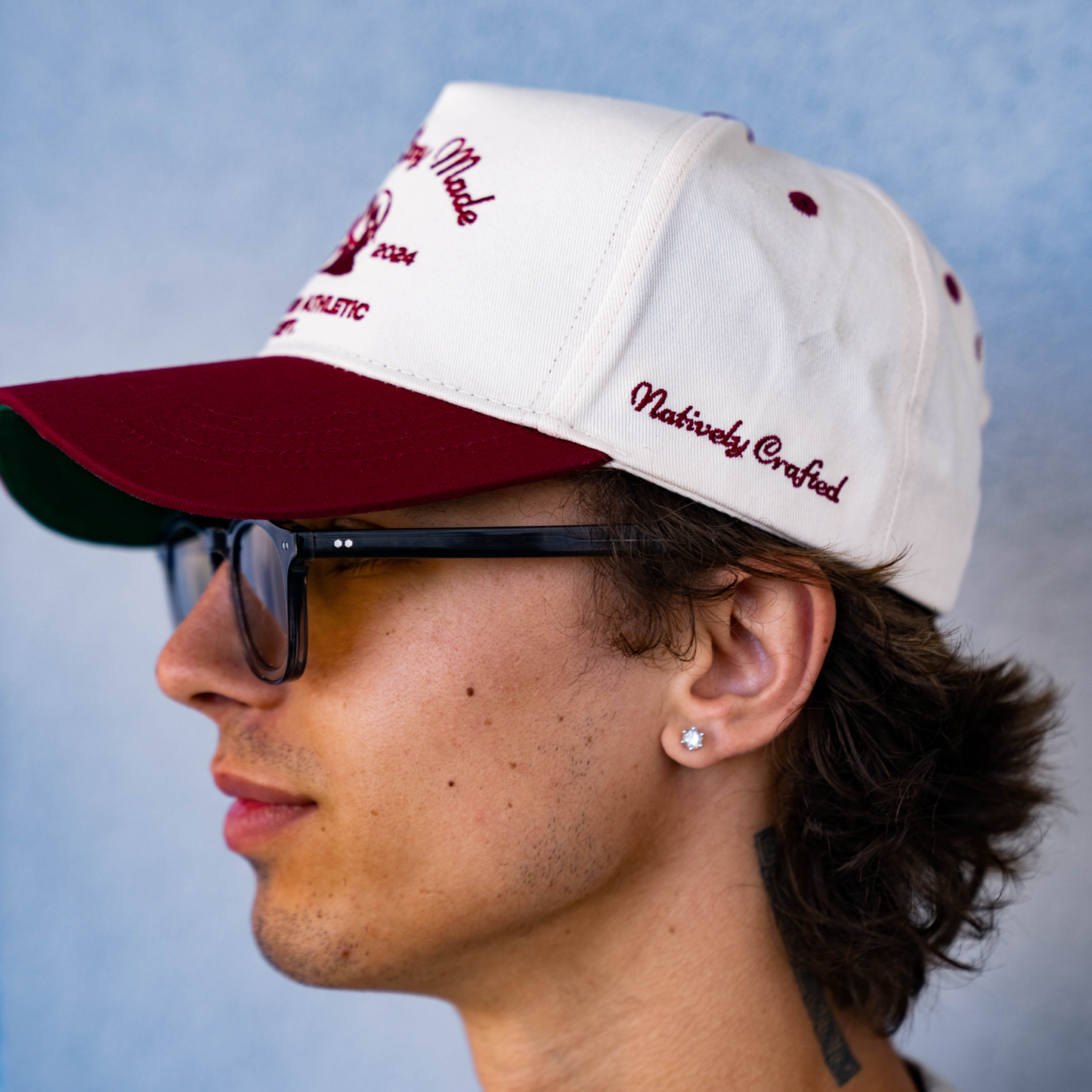 Tampa Bay Made Classic Snapback (Cream/Garnet)