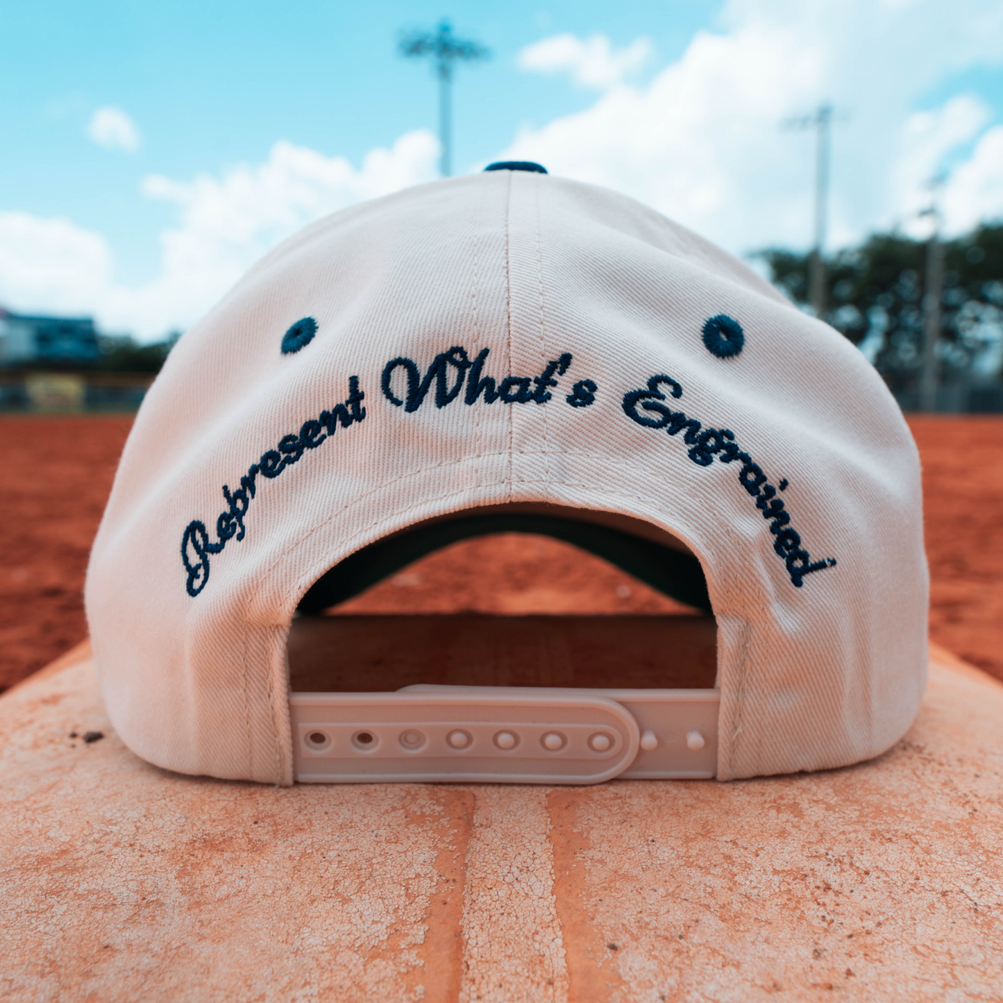 Tampa Bay Made Classic Snapback (Cream/Navy)