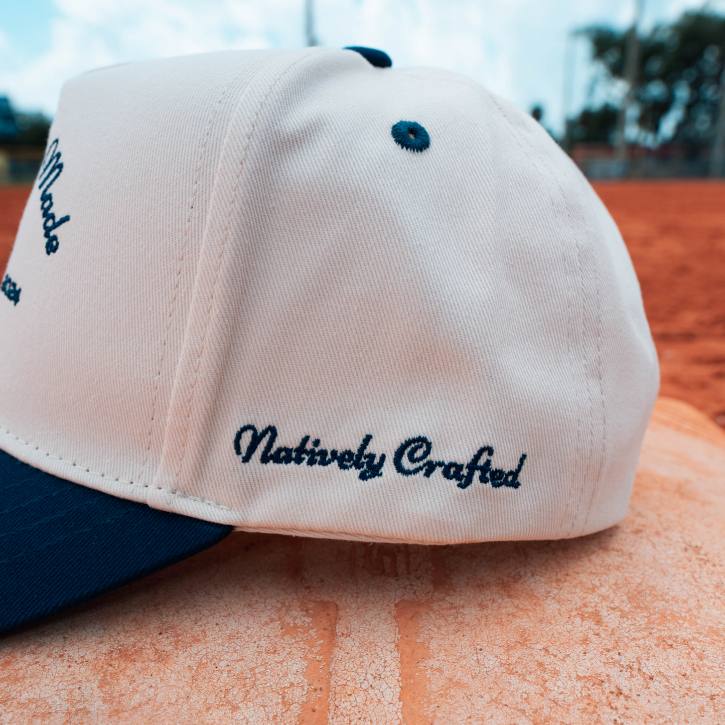 Tampa Bay Made Classic Snapback (Cream/Navy)