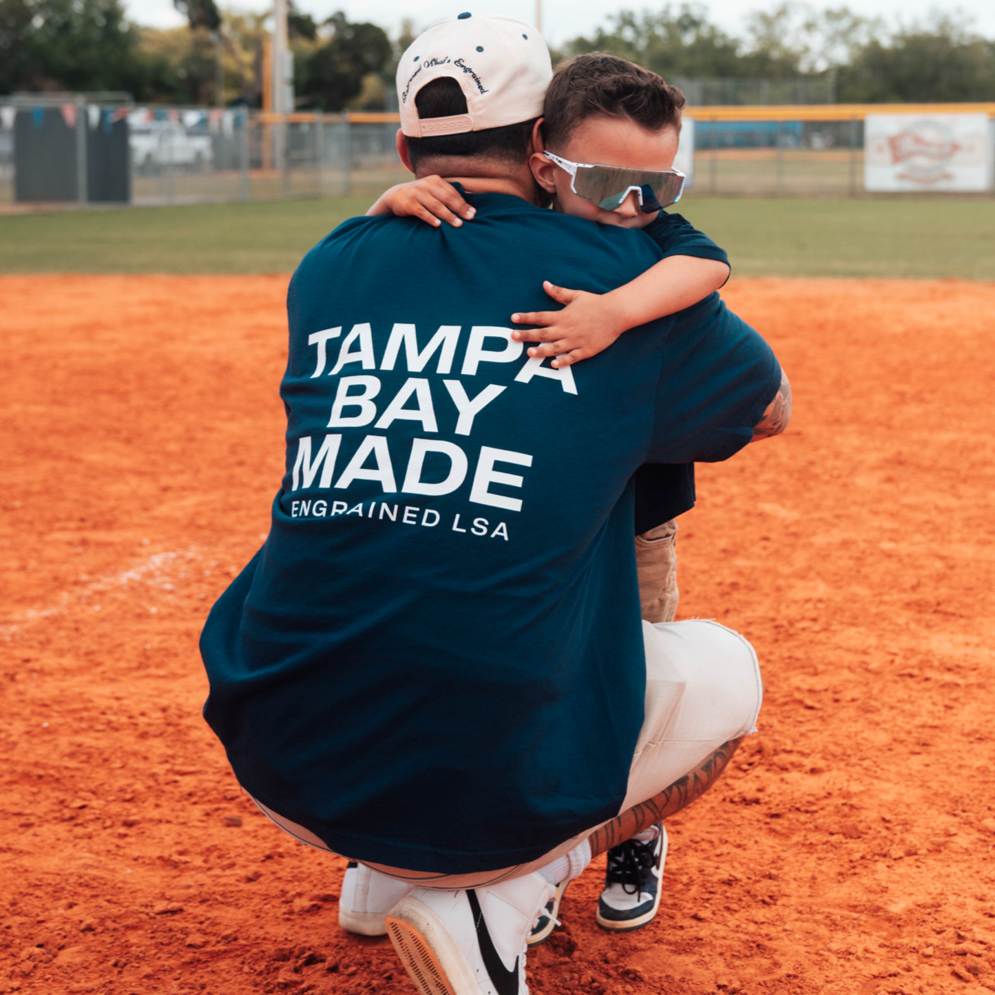 Tampa Bay Made Staple Tee (Navy/White)