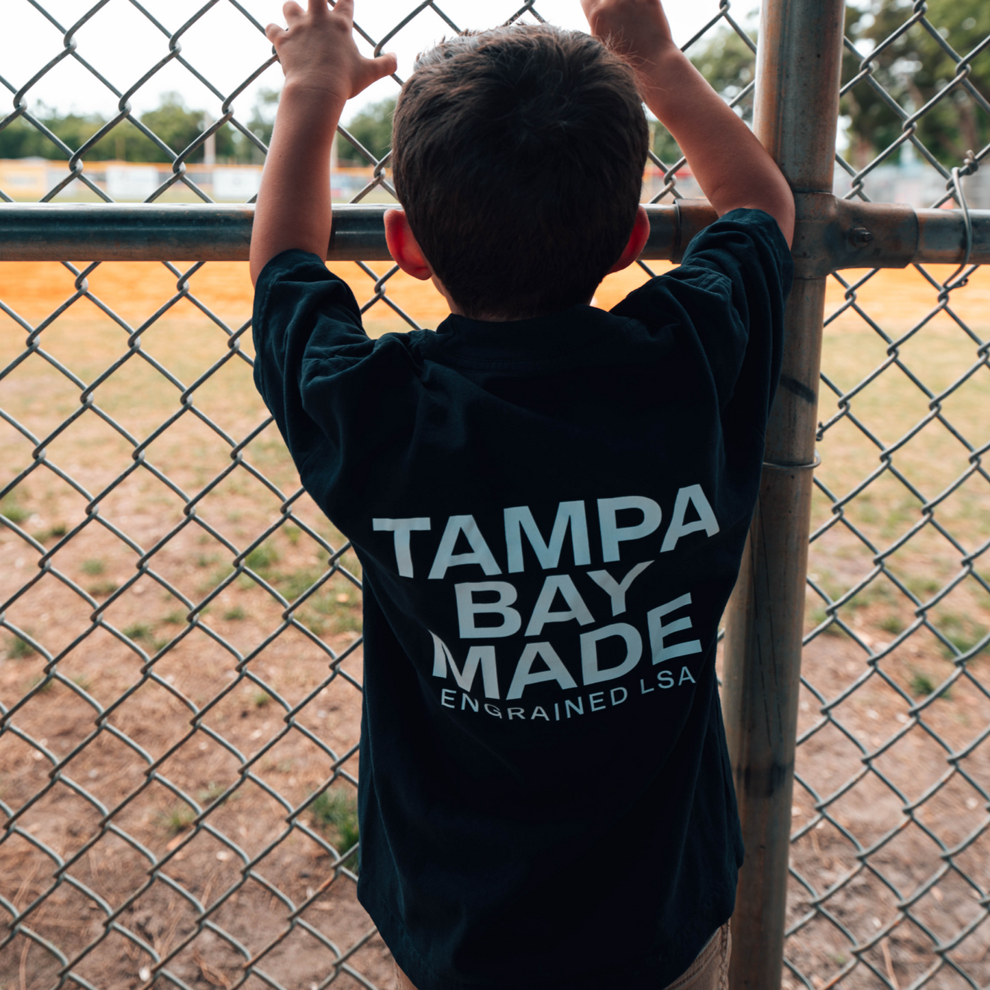 Youth Tampa Bay Made Staple Tee (Navy/White)