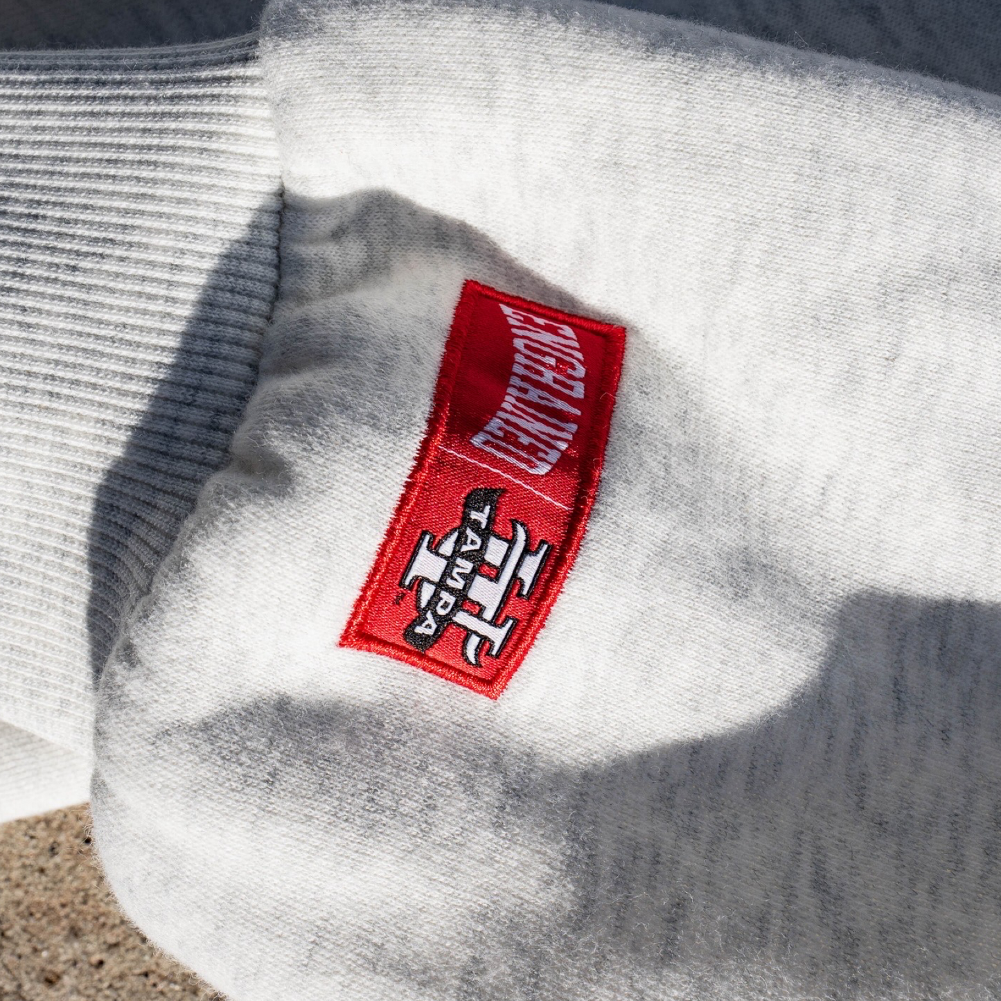 Tampa Spartans Varsity Mockneck (Heather Gray/Red/White)