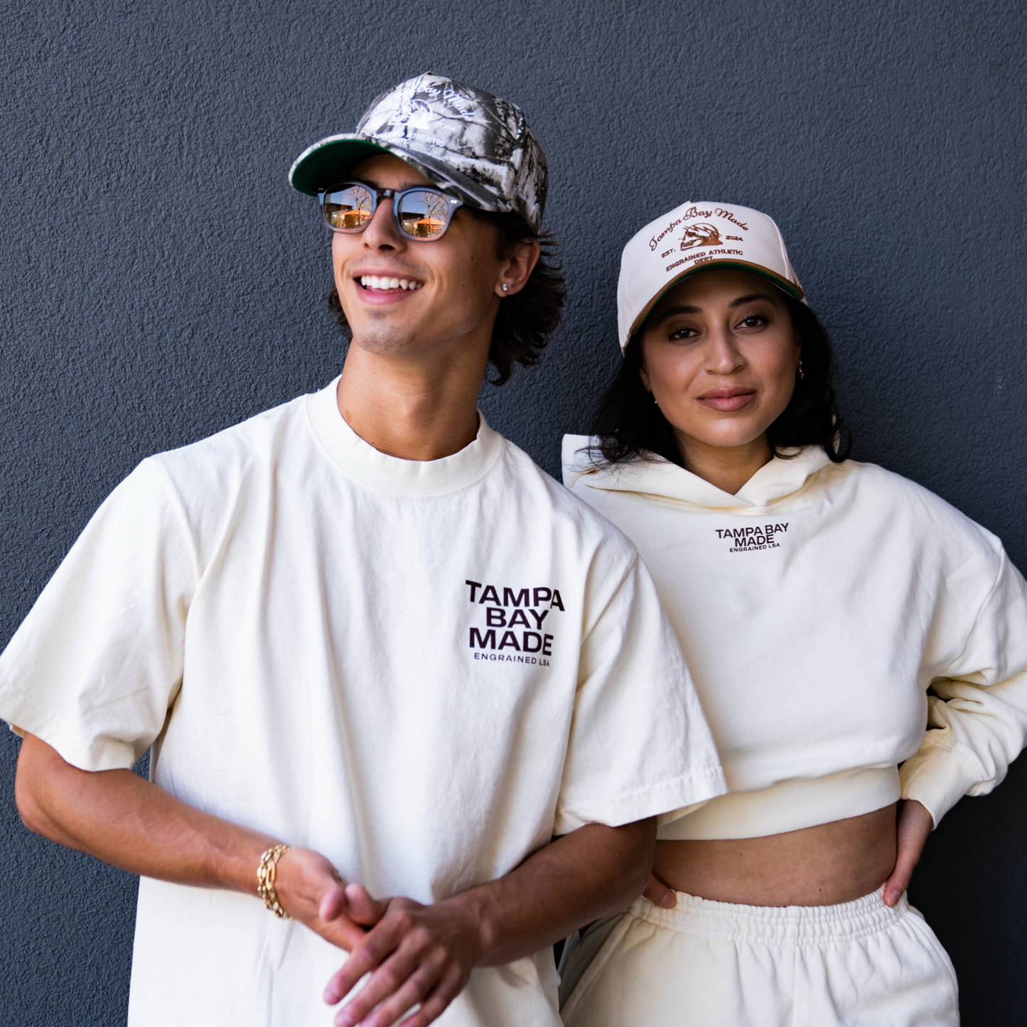 TBM Staple Tee (Cream/Brown)