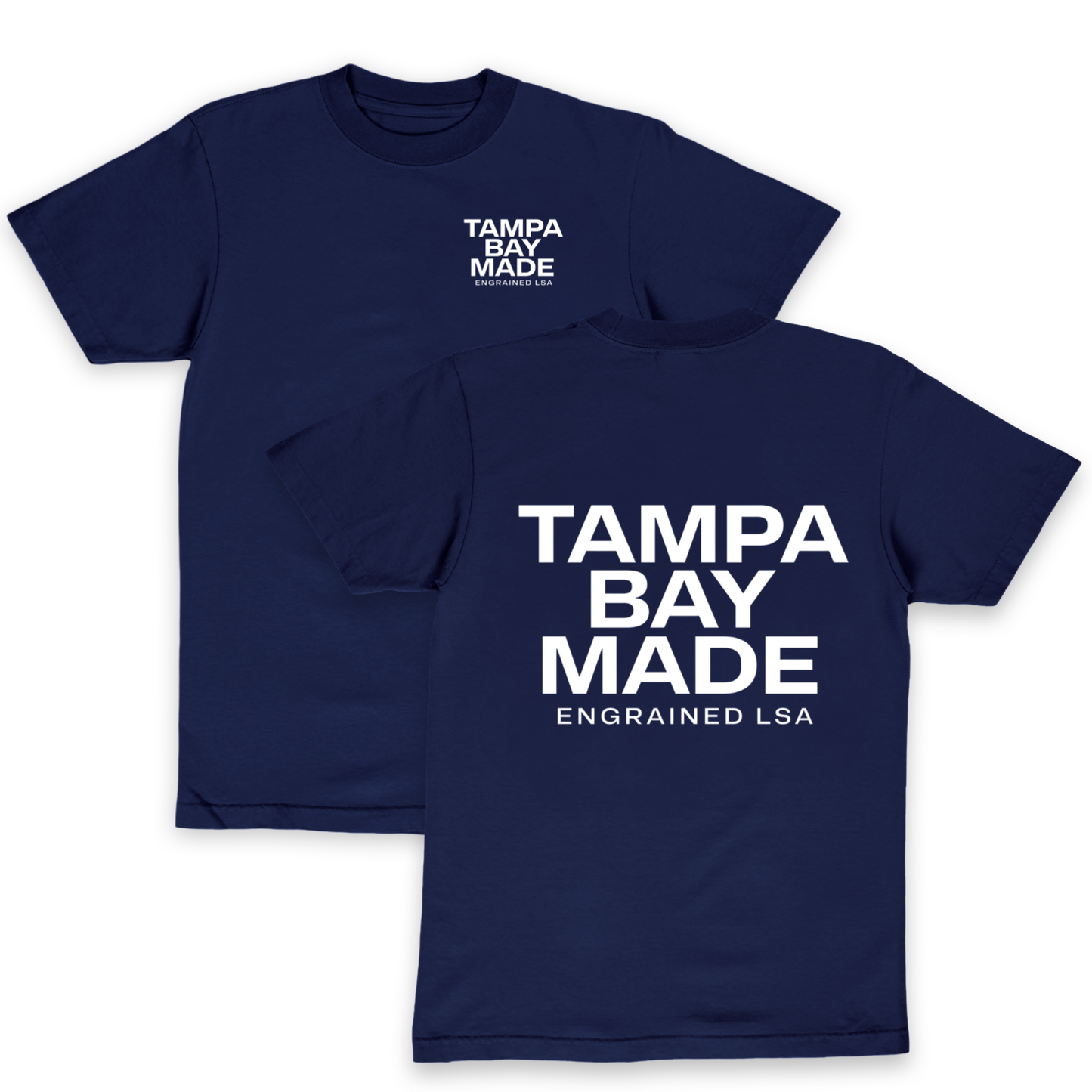Tampa Bay Made Staple Tee (Navy/White)
