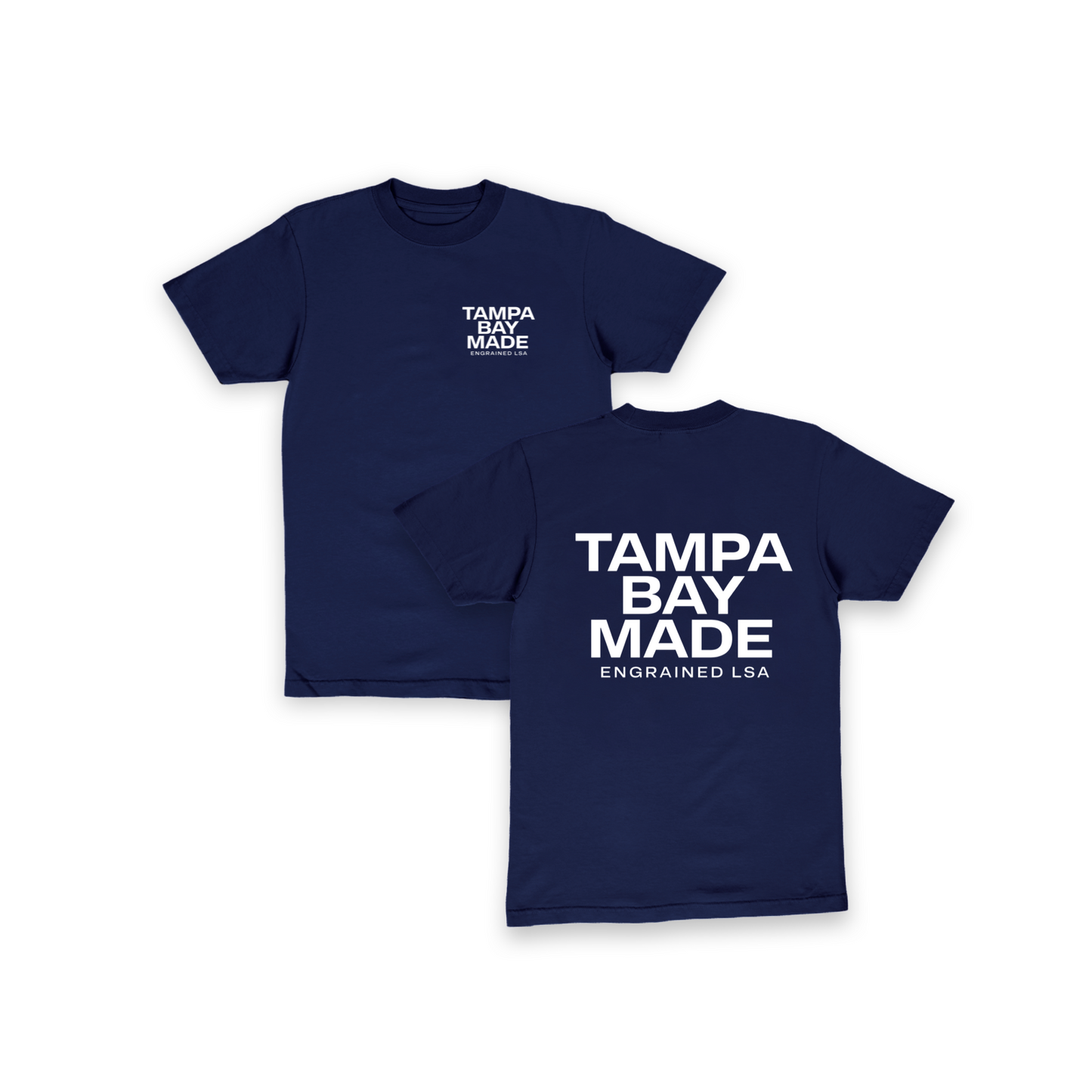 Youth Tampa Bay Made Staple Tee (Navy/White)