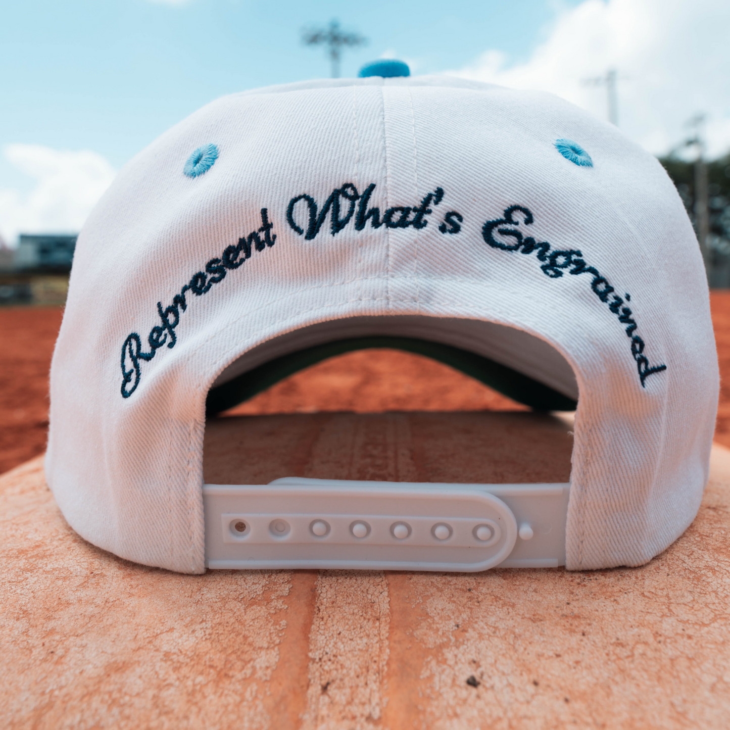 Tampa Bay Made Classic Snapback (White/Baby Blue/Navy)