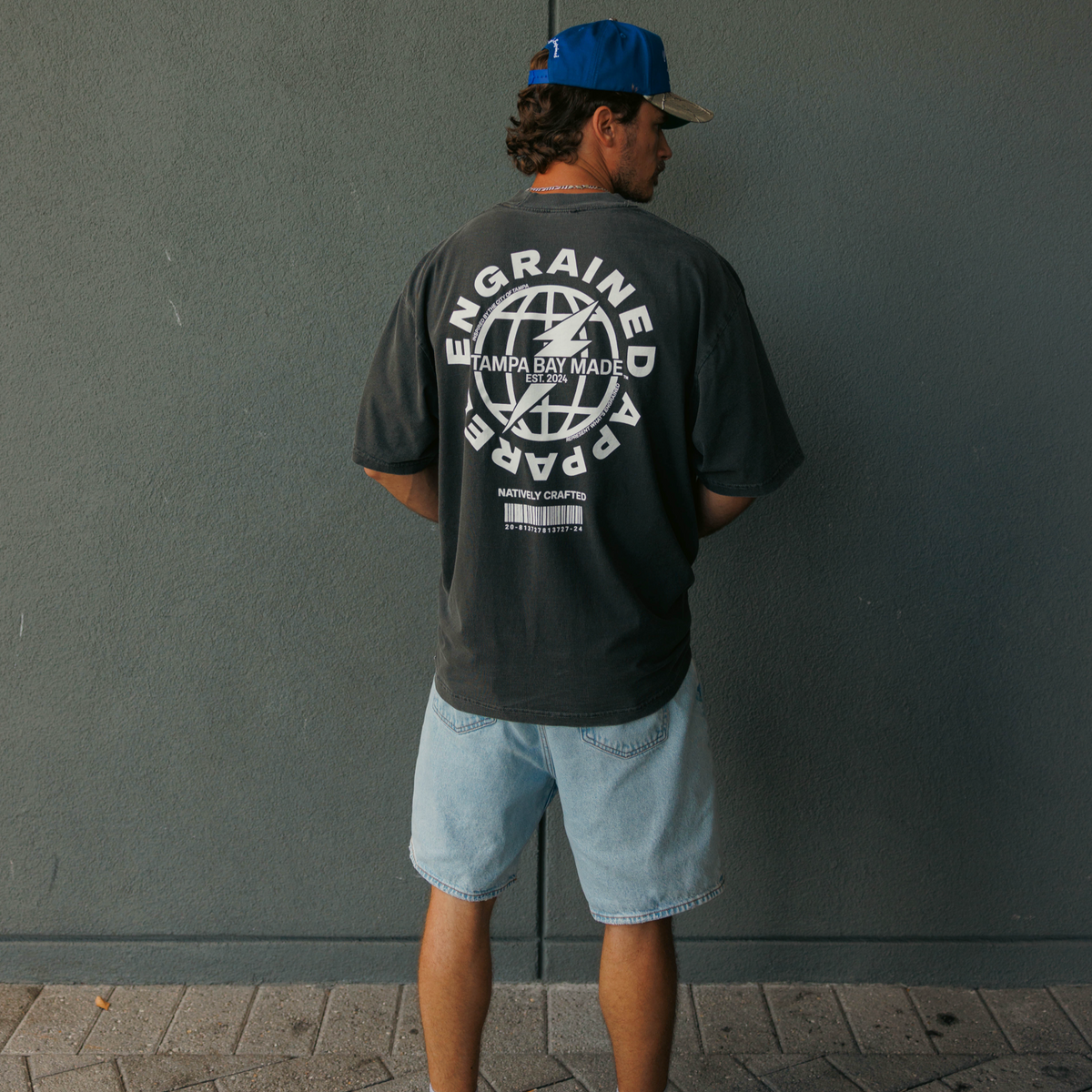 Natively Crafted Oversized Tee (Stone)