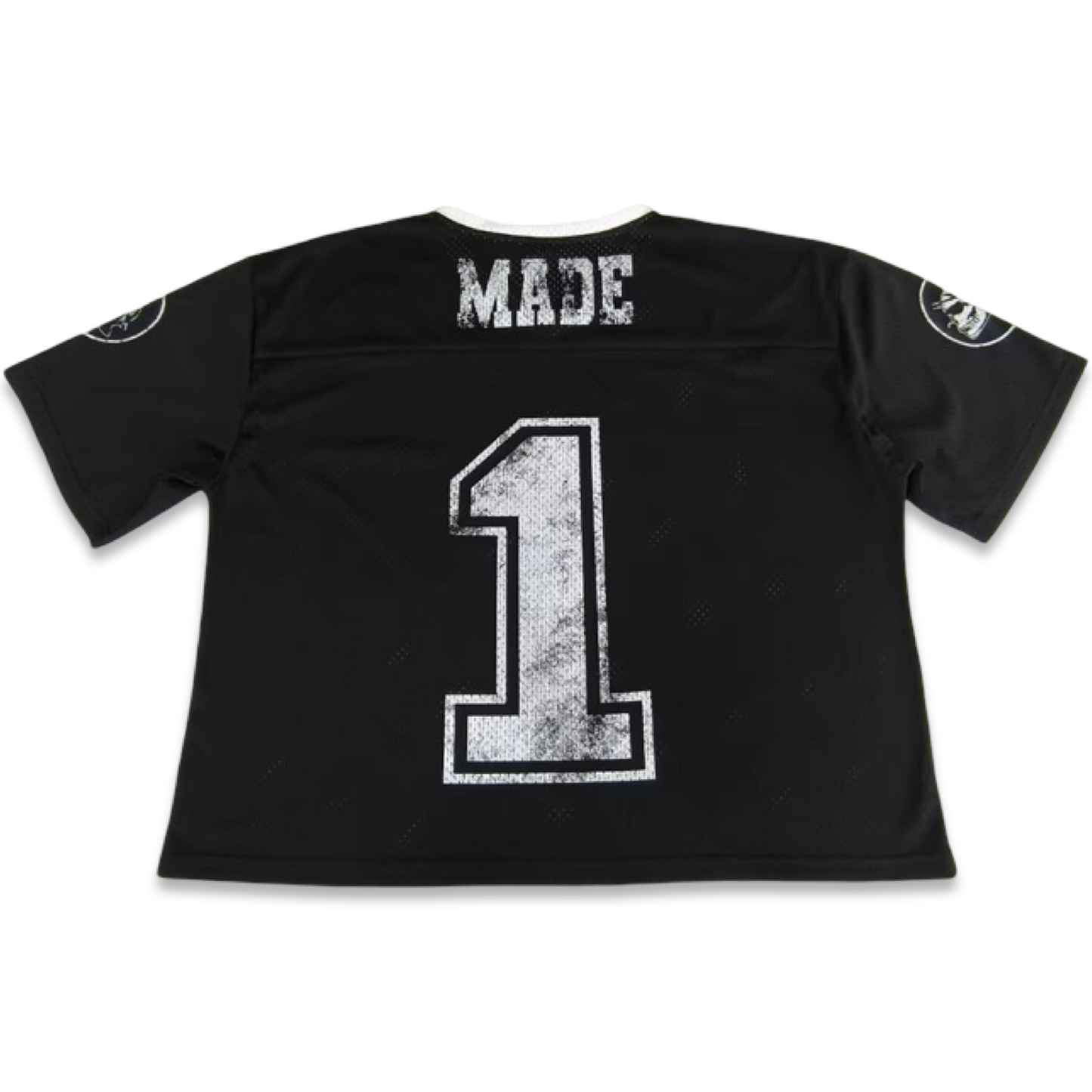Tampa Bay Made Vintage Cropped Jersey (Black)
