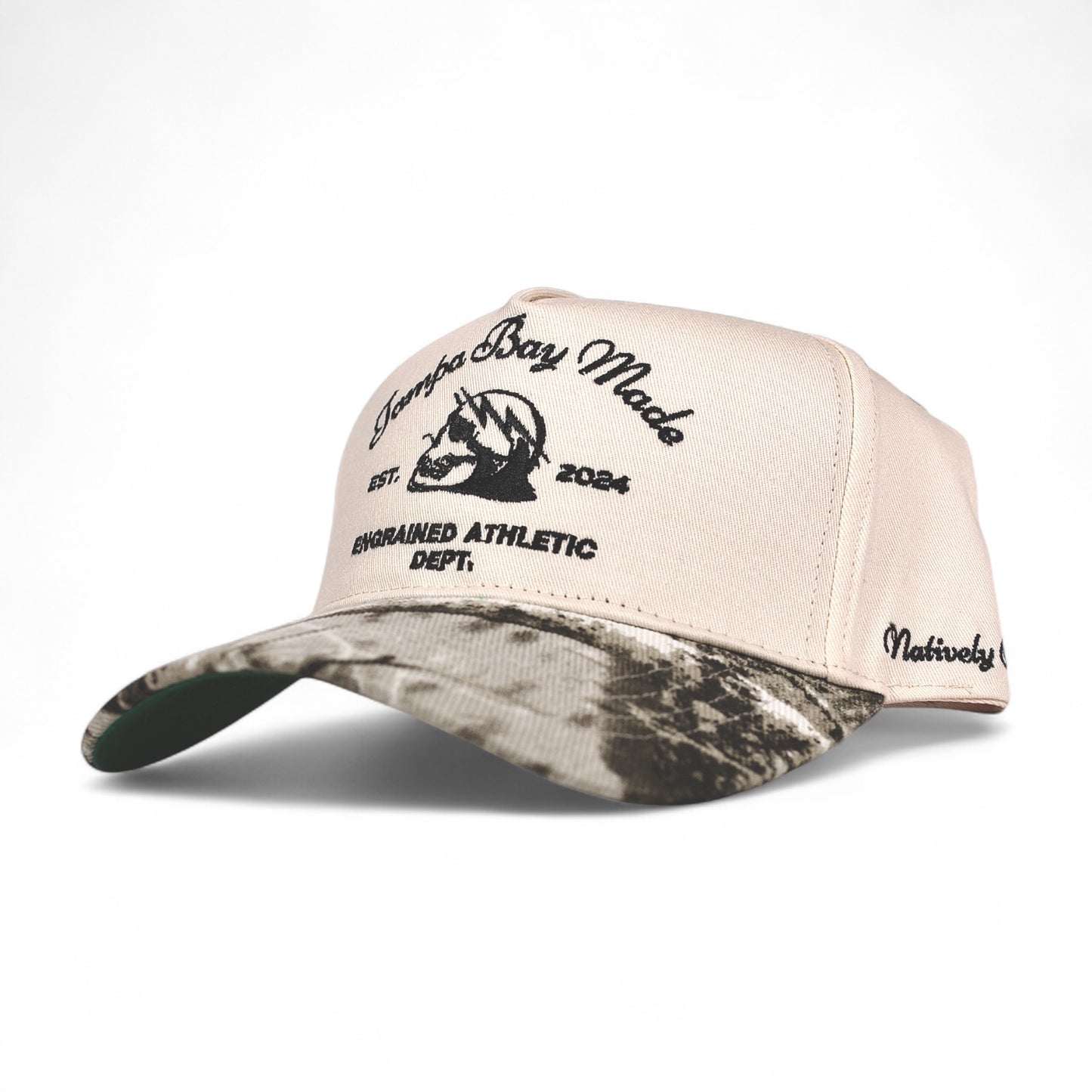 Tampa Bay Made Classic Snapback (Cream/Tree Camo)