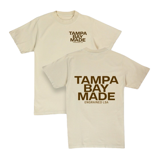Tampa Bay Made Staple Tee (Cream/Brown)