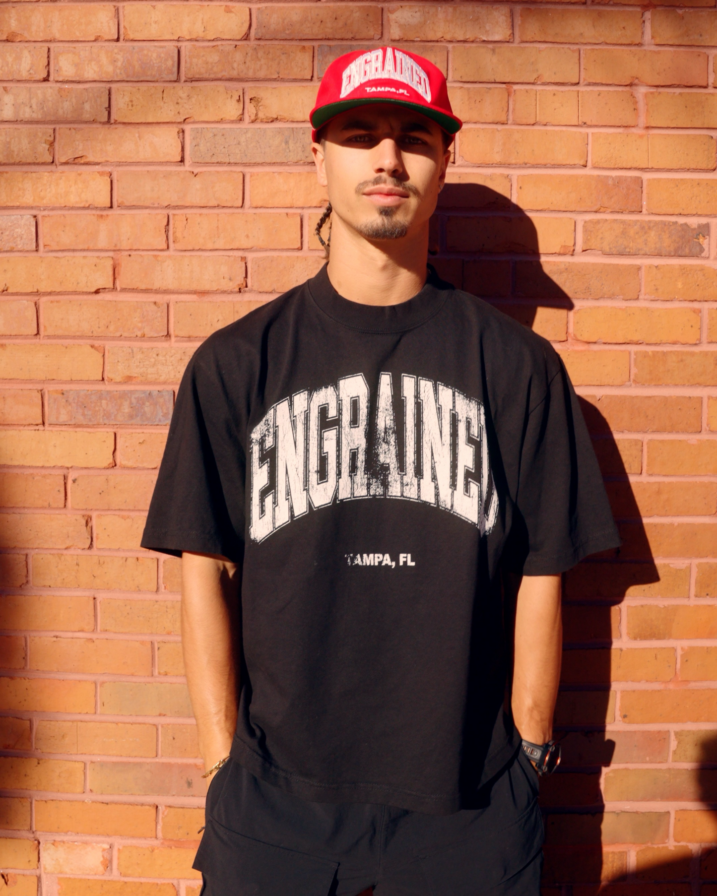 Engrained Origins Tee (Black/White)