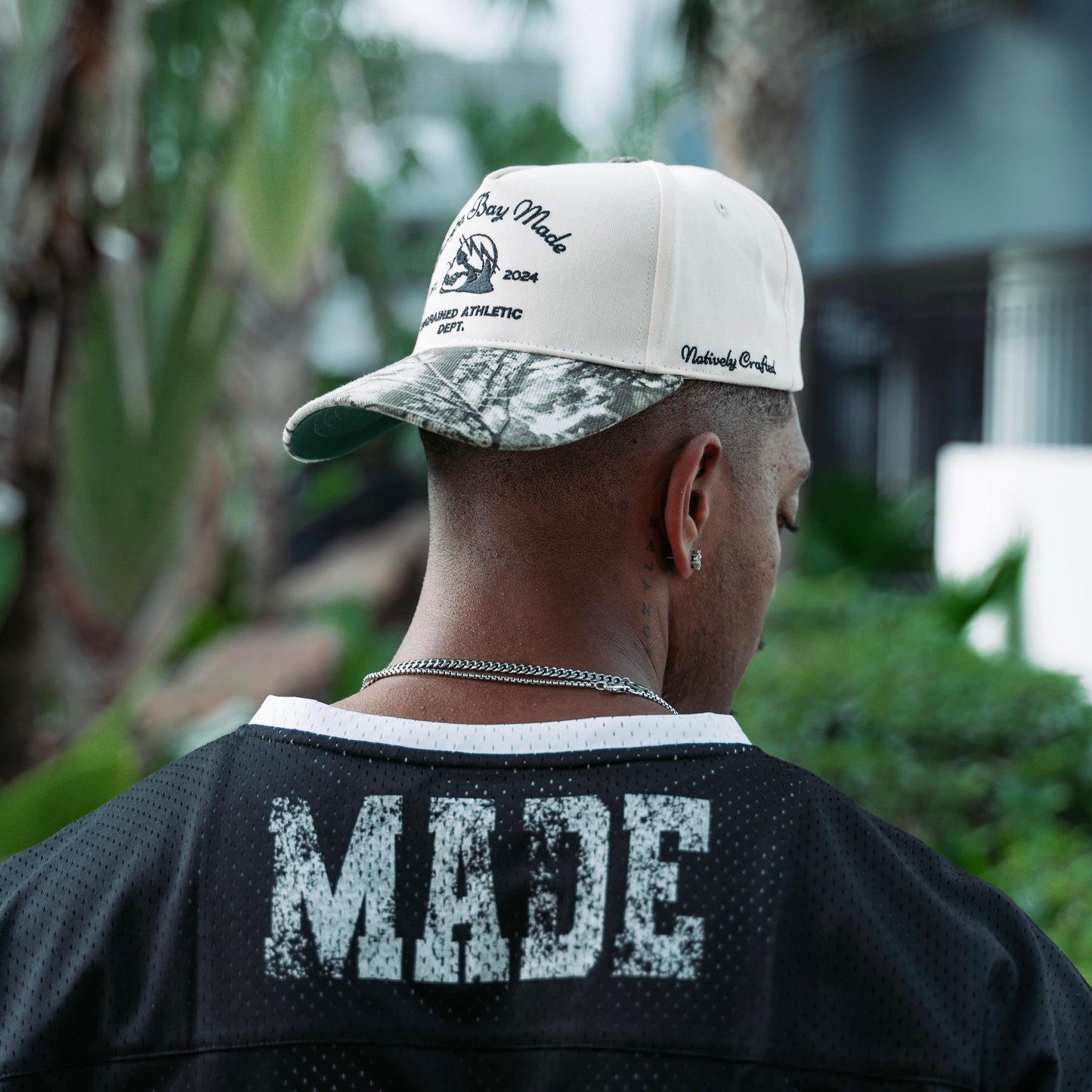 Tampa Bay Made Vintage Cropped Jersey (Black)