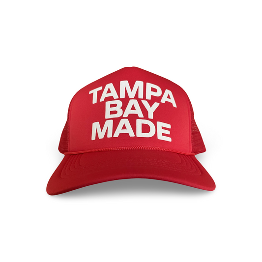 TBM Puff Print Foam Trucker (Red/White)