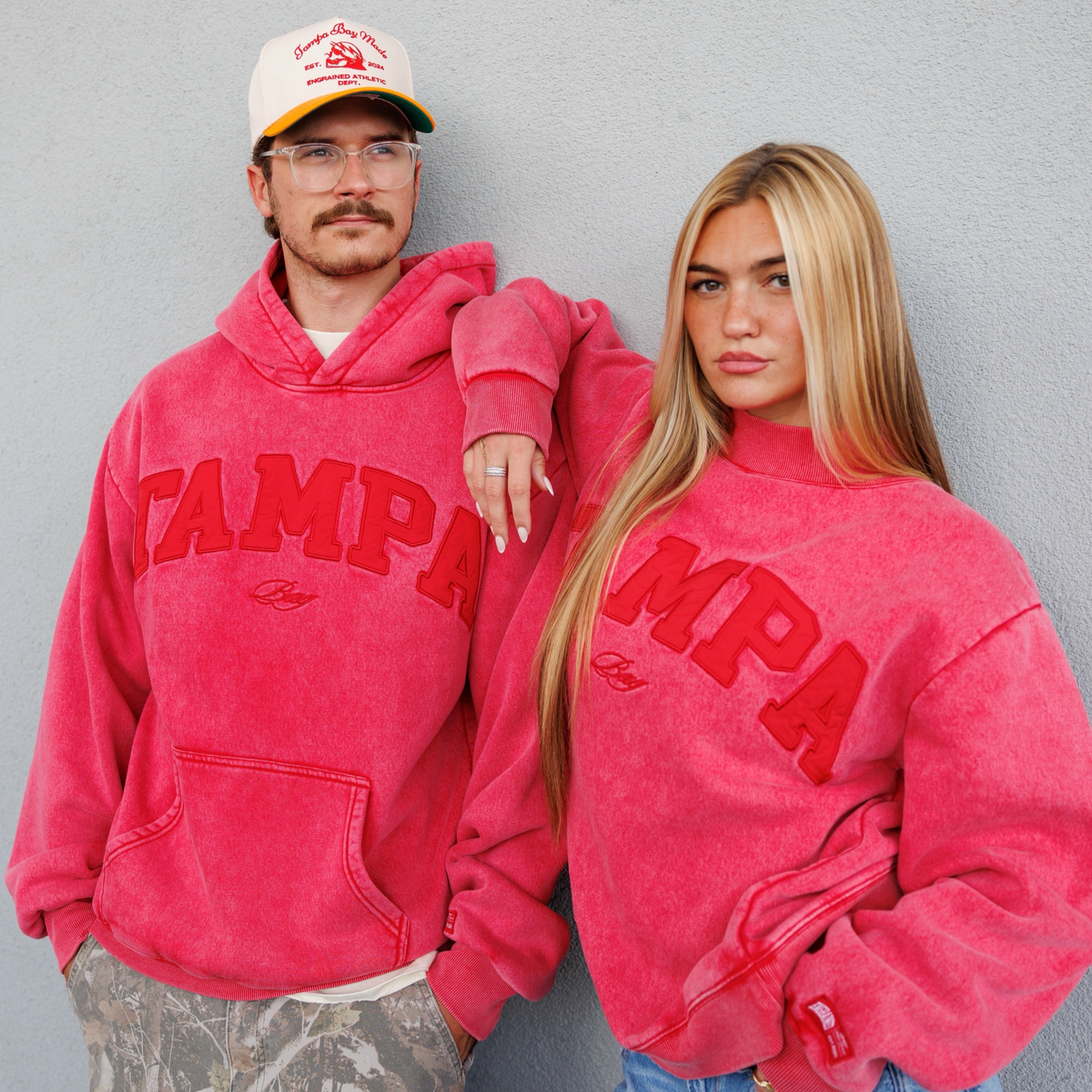 Tampa Bay Varsity Hoodie (Vintage Red)