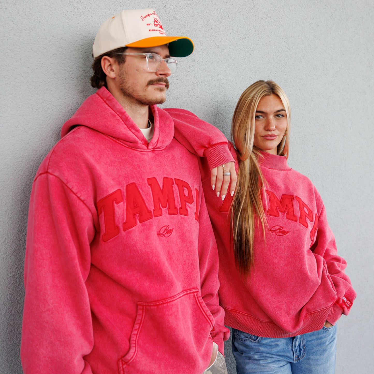 Tampa Bay Varsity Hoodie (Vintage Red)