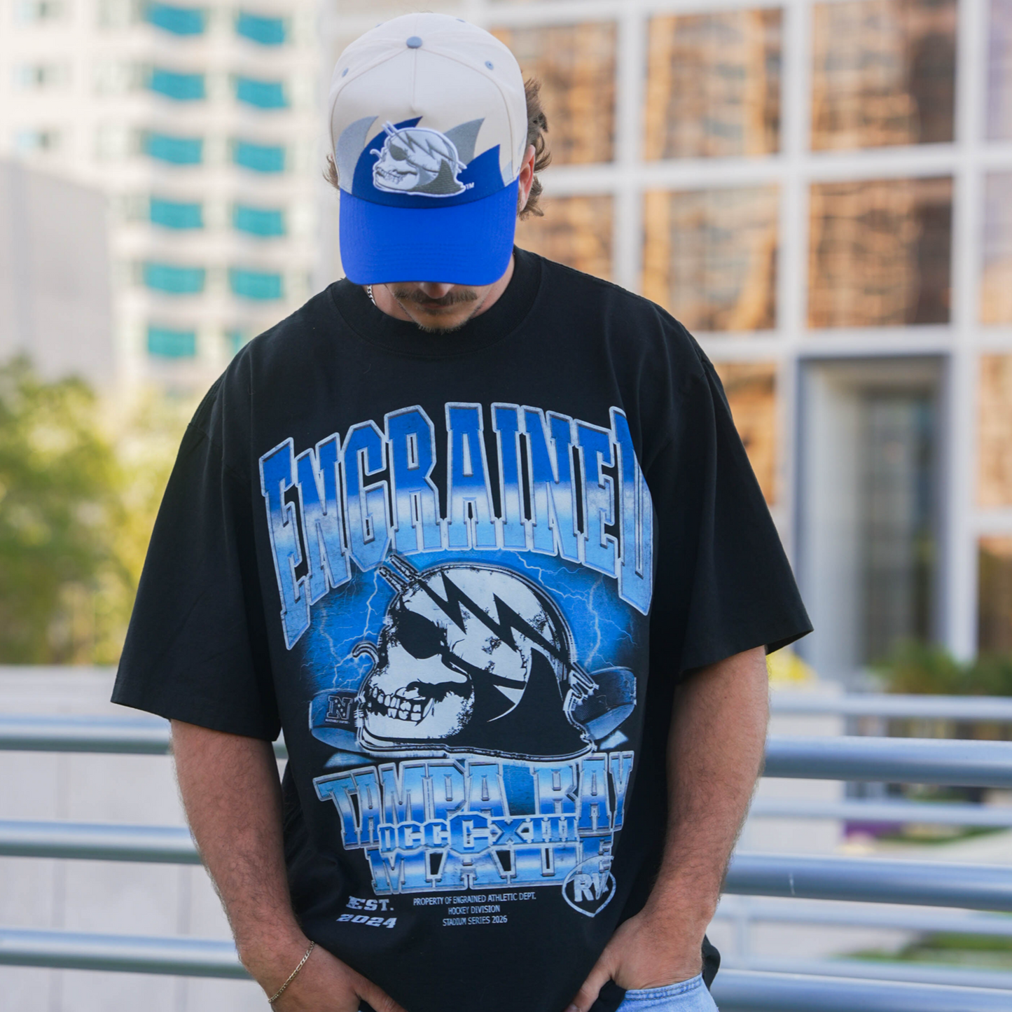 Vintage Wave BIG3 Logo (Cream/Royal/Silver)