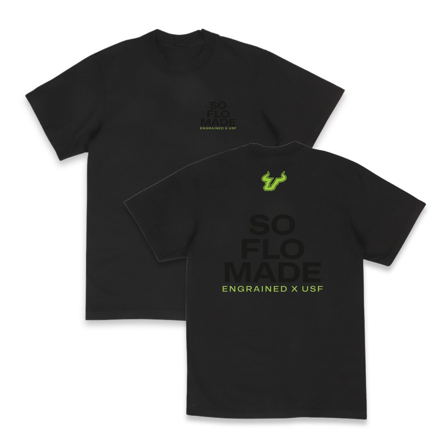 SoFlo Made Staple Tee (Black/Black/Slime)