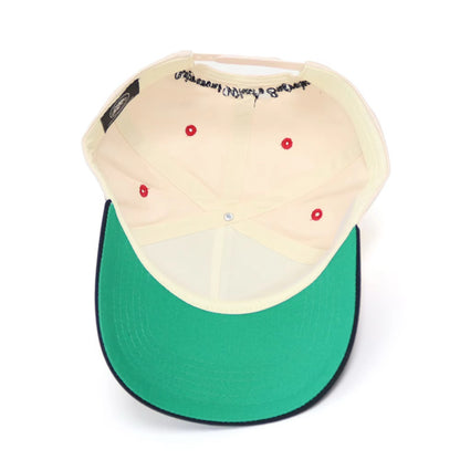 Tampa Bay SPARTY Runner Vintage Wave Snapback (Cream/Black/Red)