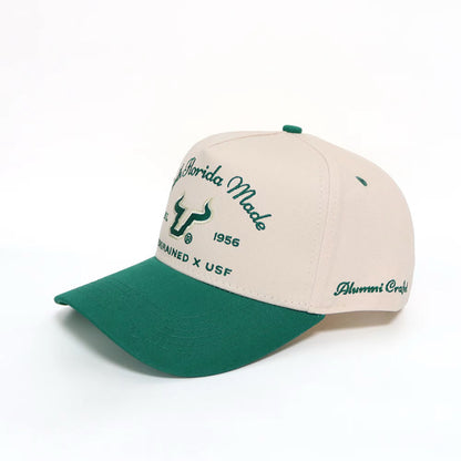 South Florida Made Classic SnapBack (Cream/Green)