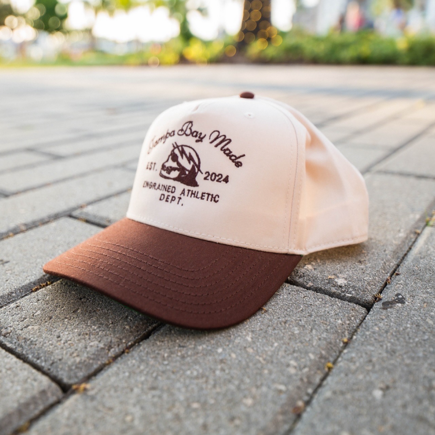 TBM Classic Snapback (Cream/Brown)