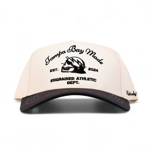 Tampa Bay Made Classic Snapback (Cream/Vintage Black)