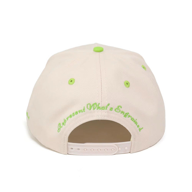 SoFlo Made Classic SnapBack (Cream/Black/Slime)