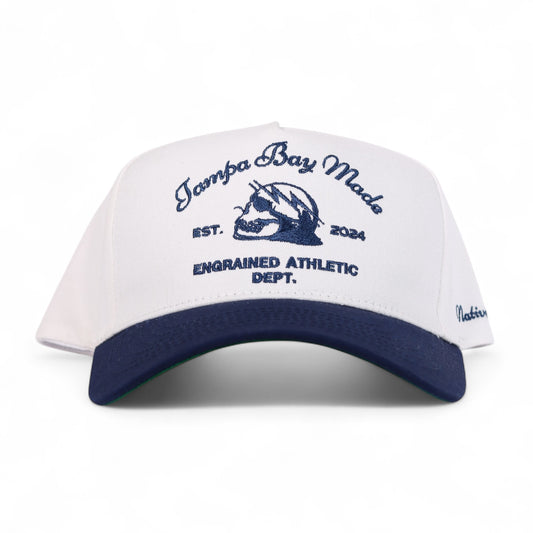 Tampa Bay Made Classic Snapback (White/Navy)