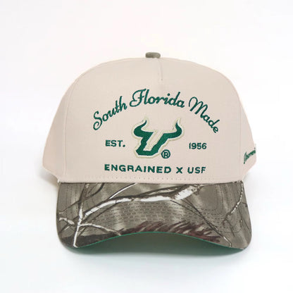 South Florida Made Classic SnapBack (Cream/Camo)