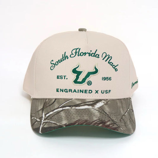 South Florida Made Classic SnapBack (Cream/Camo)