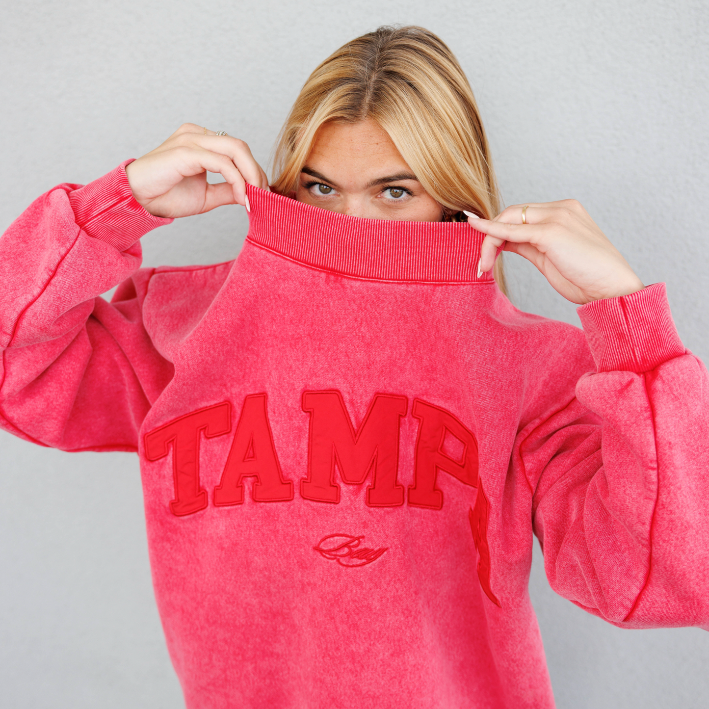 Tampa Bay Varsity Mockneck (Vintage Red)