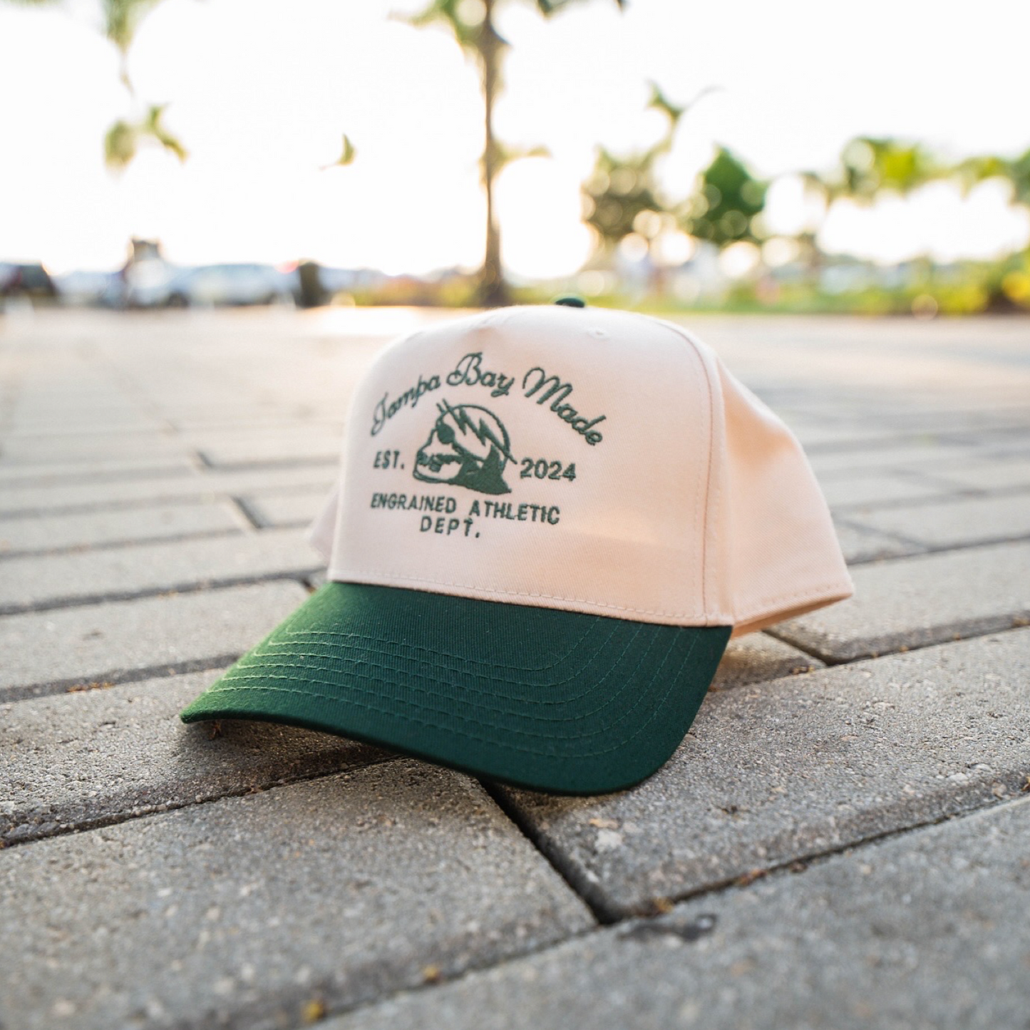 TBM Classic Snapback (Cream/Emerald)