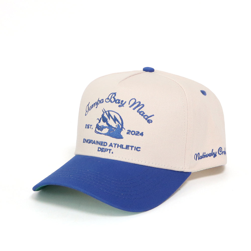 Tampa Bay Made Classic Snapback (Cream/Royal)