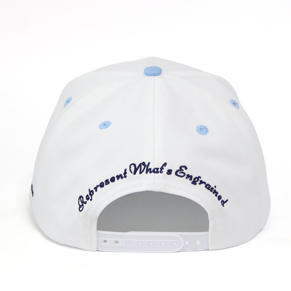 Tampa Bay Made Classic Snapback (White/Baby Blue/Navy)