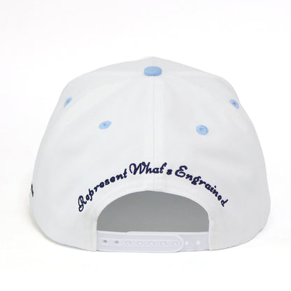 Tampa Bay Made Classic Snapback (White/Baby Blue/Navy)