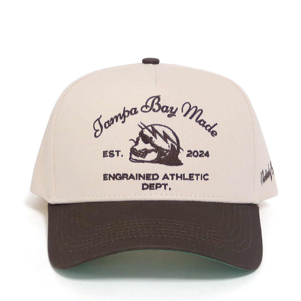 Tampa Bay Made Classic Snapback (Cream/Brown)